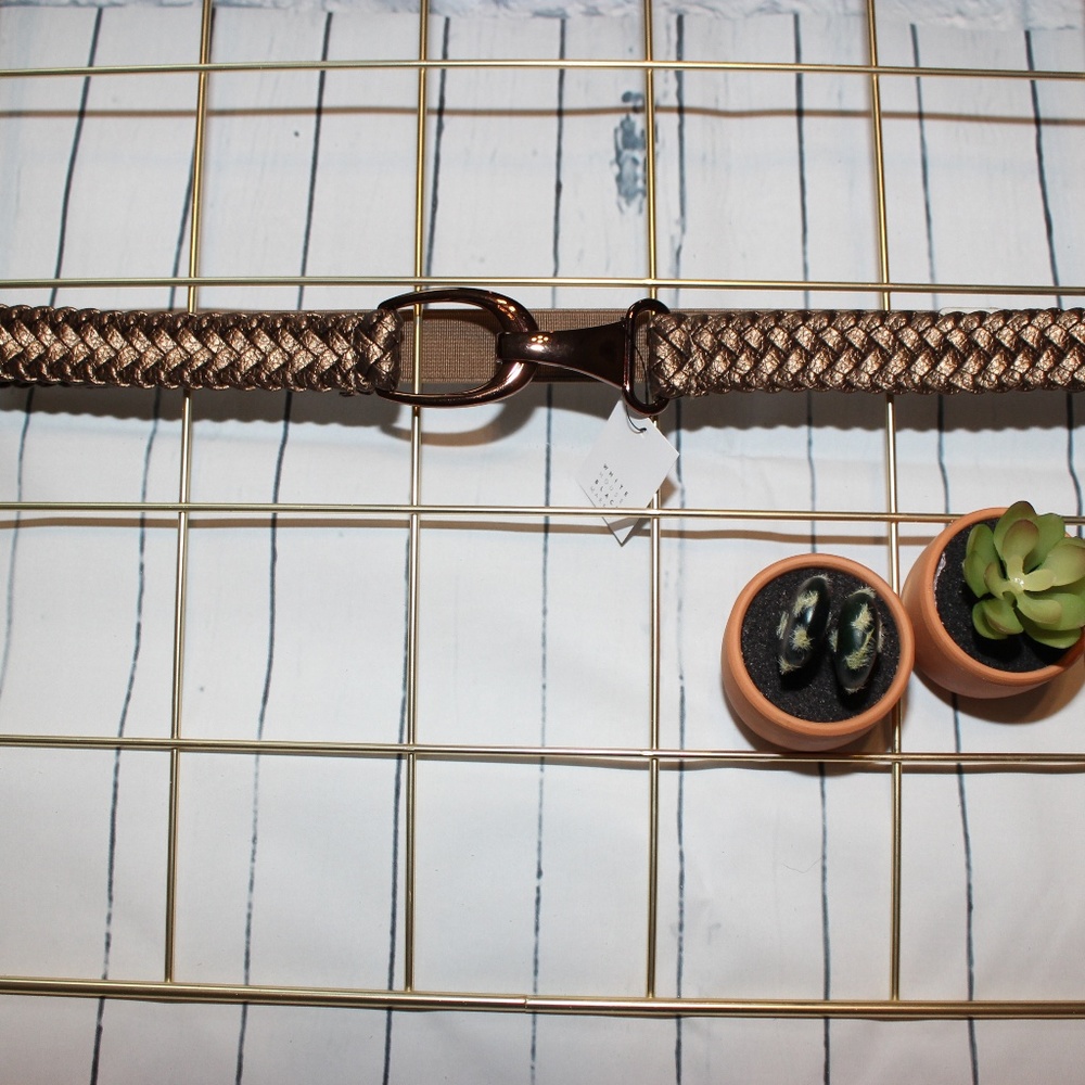 WHBM Woven Hook Front Belt